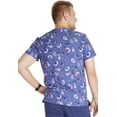 thumbnail image 2 of Tooniforms Scrubs Top For Men & Women V-Neck TF687, 2 of 5