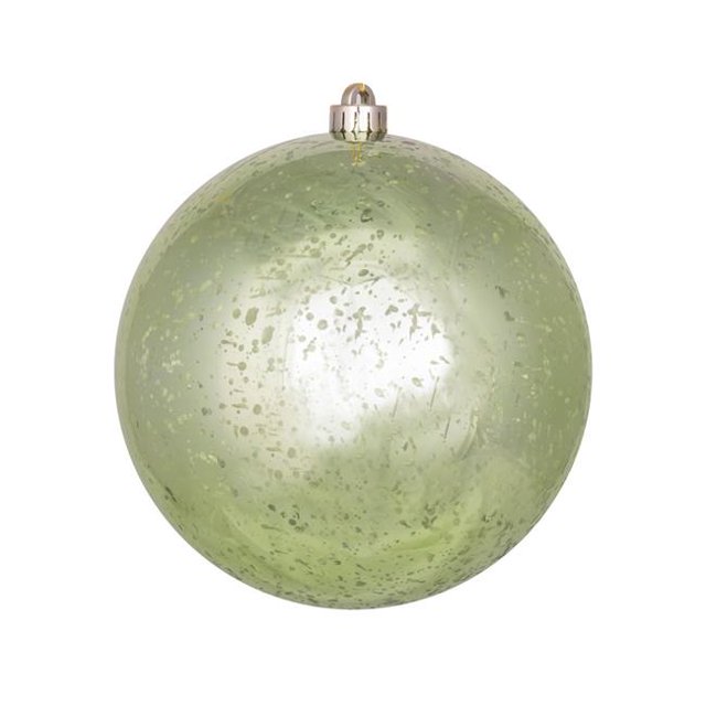 Celadon Shiny Mercury Finish Ball Ornament, 10 in.