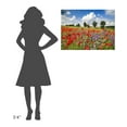 thumbnail image 4 of Global Gallery Frank Krahmer 'Poppies and vicias in meadow, Mecklenburg Lake District, Germany' Canvas Wall Art, 4 of 4