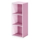 thumbnail image 1 of 3 niveles, abierta, blanco/rosa, 30 x 80 x 24 cm,Khaki-786,Free Size, 1 of 2