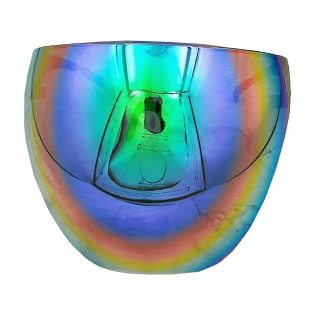 Visière de Soleil Protection UV Écran Teinté Couvre Femmes Hommes Sport Lunettes de Soleil Intégrales Miroir Teintes Futuristes Lunettes