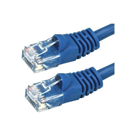 UPC: 0844660021131 | Monoprice Cat6 Ethernet Patch Cable – Network Internet Cord – RJ45 Stranded 550Mhz UTP Pure Bare Copper Wire 24AWG 1ft Blue