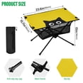 thumbnail image 2 of Outdoor Folding Table Portable Picnic Camping Table For Garden Fishing Beach A Cute Black Cat, 2 of 7