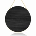 thumbnail image 1 of Cartel Redondo de Madera Clothmile 30 cm Negro para Colgar DIY, 1 of 7