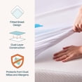 thumbnail image 3 of Protector de colchón Linenspa impermeable tamaño king, 3 of 8
