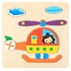 thumbnail image 1 of Rompecabezas de madera para niños pequeños Fiudx juguetes de forma y transporte, 1 of 2