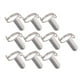 thumbnail image 1 of 10 anillos de uñas ajustables, de metal, antideslustre, usables, sin pegamento, para decoración de uñas de mujer, anillos para las yemas de los dedos. Plata, 1 of 8