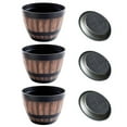 thumbnail image 3 of Flower Pots, Whiskey Barrel Flower Pots,(3PCS),30cm, 3 of 5