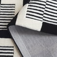 thumbnail image 6 of SAFAVIEH Metro Bertrand Geometric Area Rug, Black/Ivory, 8' x 10', 6 of 8