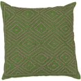 thumbnail image 5 of Surya Surya Pillows Area Rug LD031 Chartreuse/Olive Gray Diamonds Dots 18" x 18" Square, 5 of 7