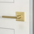 thumbnail image 4 of Viaggio 625565 Quadrato Left Handed Solid Brass Non-Turning One-Sided Dummy Door Lever -, 4 of 7