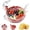 K, variant on Self Spinning Berry Washing Bowl Ceramic, Fruit Washer Spinner with Drain, Automatic Rotating Berry Rinse Bowl with Holes, Multipurpose Kitchen Colander Basket for Kitchen (K)