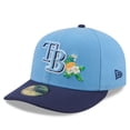 thumbnail image 3 of Men's New Era  Light Blue/Navy Tampa Bay Rays 2026 Spring Training Low Profile 59FIFTY Fitted Hat, 3 of 5