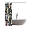 thumbnail image 2 of BSDHOME Rideau de Douche Motif Hibou Coloré Sans Couture pour Enfants 66x72 Pouces, 2 of 2