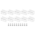 thumbnail image 1 of Unique Bargains LED Strip Light Clips Mounting Bracket Fixing Clips Plastic for 8mm Neon Light Cable Clear 40 Pack, 1 of 6