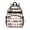Fireman and Shield White Pattern, variant on Fireman and Shield White Pattern Cute School Backpack Bag for School with Padded Back and Adjustable Shoulder Straps 15.25"x11.5"x5.25"