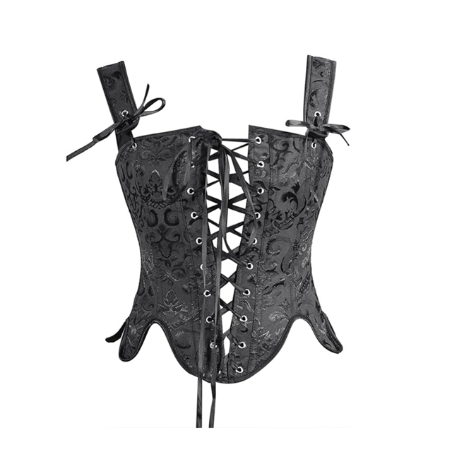 NMMUEDwomens Halloween Apparel Halloween Clothes for Women Halloween Costumes for Women Overbust Corset Tops for Women Renaissance Corset Gothic Clothes for Women Black 2 L