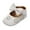 White, variant on Otqutp Little Kid Flat Shoes Girls Single Shoes Bowknot First Walking Shoes Hook Loop Toddler Soft Bottom Breathable Princess Shoes