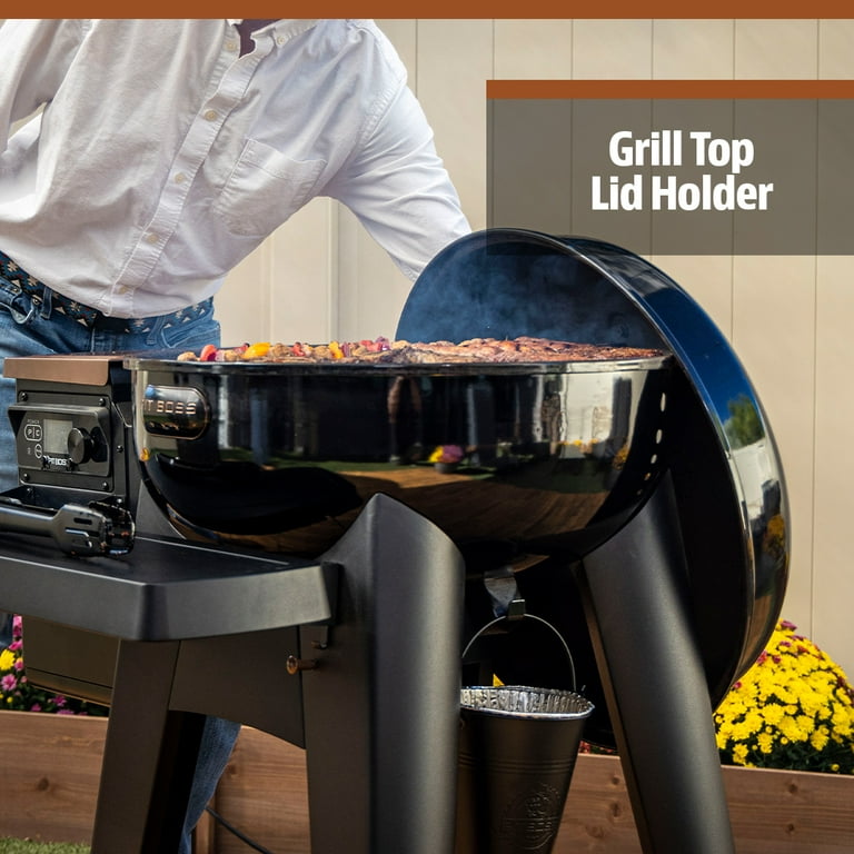Pit Boss Phoenix 376 Sq in Pellet Kettle Grill with Charcoal