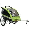 Cycle Force C23 Double Child 3-In-1 Bicycle Trailer, Jogger, Stroller