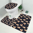 thumbnail image 2 of Goldendoodle Dog Bathroom Rugs Sets 3 Piece,Toilet Cover Set,Absorbent Non Slip Bathroom Mats Sets with U-Shaped Contour Rug Toilet Rug Set, 2 of 5