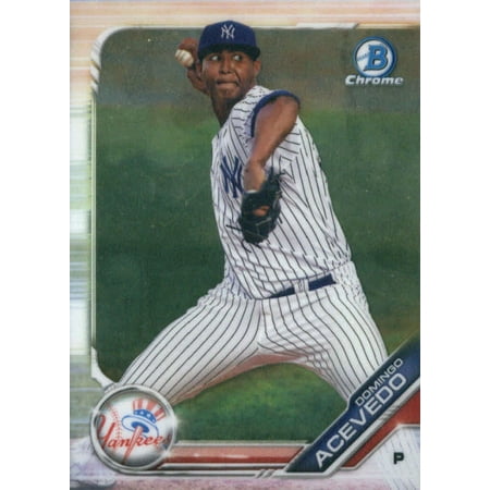 2019 Bowman Chrome Prospects #BCP-34 Domingo Acevedo New York Yankees Baseball