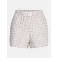 thumbnail image 6 of Joyspun Women's Woven Pajama Boxer Shorts, 3'' Inseam, Sizes XS-2X, 6 of 6
