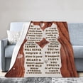 thumbnail image 7 of Yibo Gifts for Wife Wedding Anniversary Romantic Gifts for Wife Christmas Valentines Birthday Gifts for Her Wife Blanket, 7 of 7