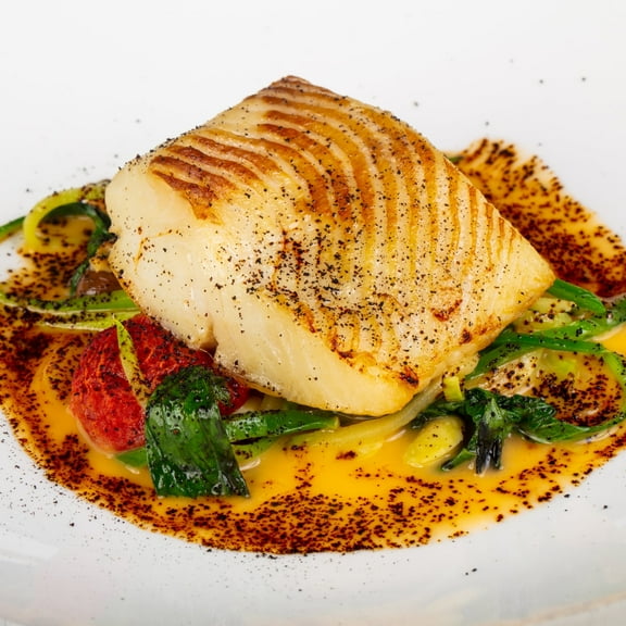 Today Gourmet - Halibut Fillets - Alaskan Wild Caught 6-6/7oz Portions (2.63lb Pkg)