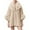 Khaki, variant on YYDGH Wrap Cape Women Faux Fur Collar Shawl Knit Poncho Cloak Cardigan Coat Evening Dress