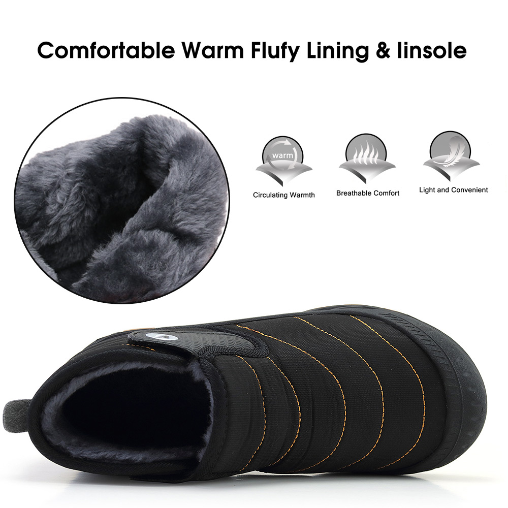 Ecetana Men's Waterproof Winter Snow Boots photo 5
