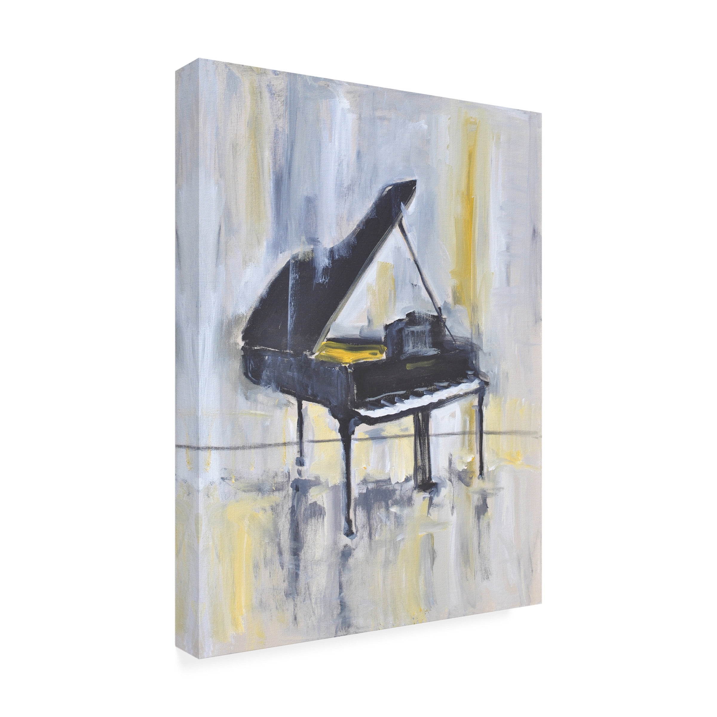 Allayn Stevens 'Piano In Gold II' Canvas Art