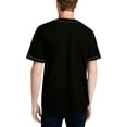 thumbnail image 2 of Men's Baseball Jersey Button Down Premium Hip Hop T Shirts Sports Uniform, 2 of 3