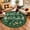 Green, variant on Ivalue Christmas 8ft Round Rug Washable Decorative Red Circle Rugs for Living Room Non Skid Christmas Tree Print Round Carpet for Holiday Decor