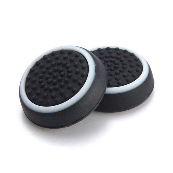 Cápsulas de silicona para joystick SZLG negro y blanco - Pack de 2