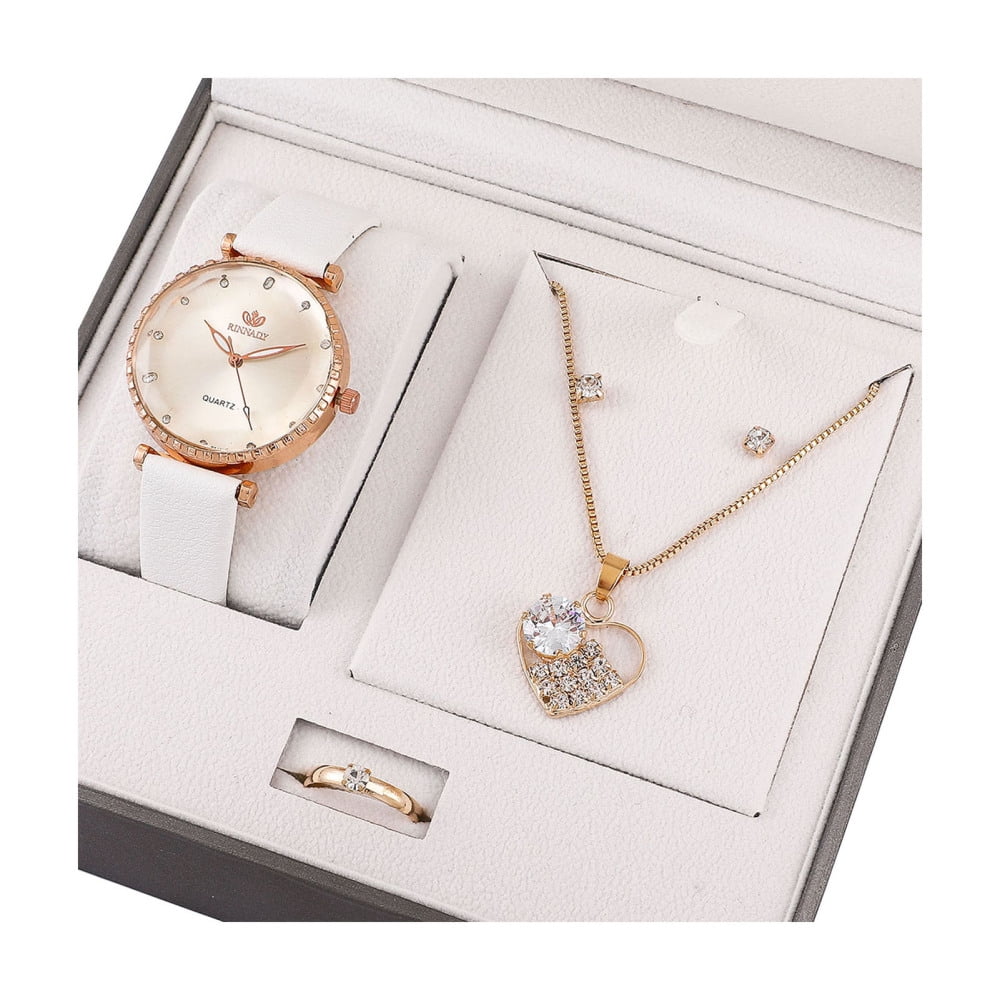 Ladies Watch Necklace And Earrings Gift Set – Taz Gift Shop