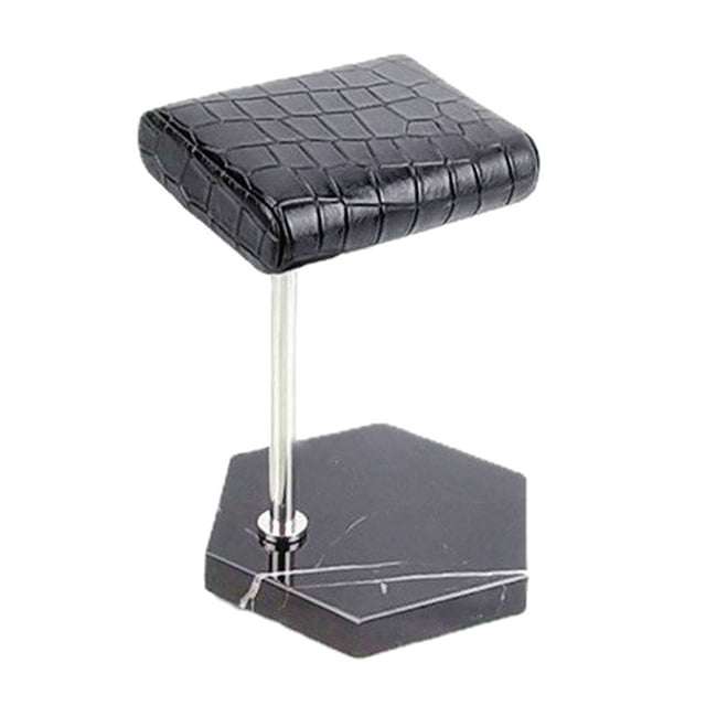 KLKCMS Watch Organizer & Holder Watch Stand Natural Marble Base black
