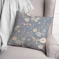 thumbnail image 3 of Creative Products Butterflies On Blue 18 x 18 Spun Poly Pillow, 3 of 3