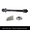 thumbnail image 2 of for NOVATEC ball bearing 135mm rear hub axle with balls bike hub replacement, 2 of 9