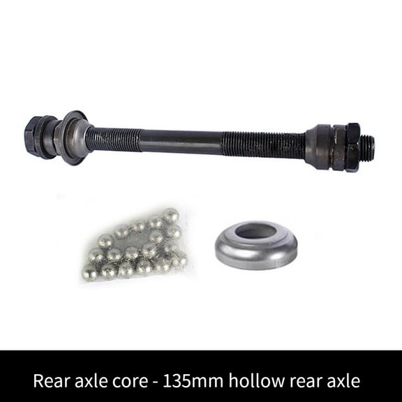 For Novatec Ball Bearing 135Mm Rear Hub Axle With Balls Bike Hub Hollow Shaft Front And Rear Quick-Release Rod Cycling Parts