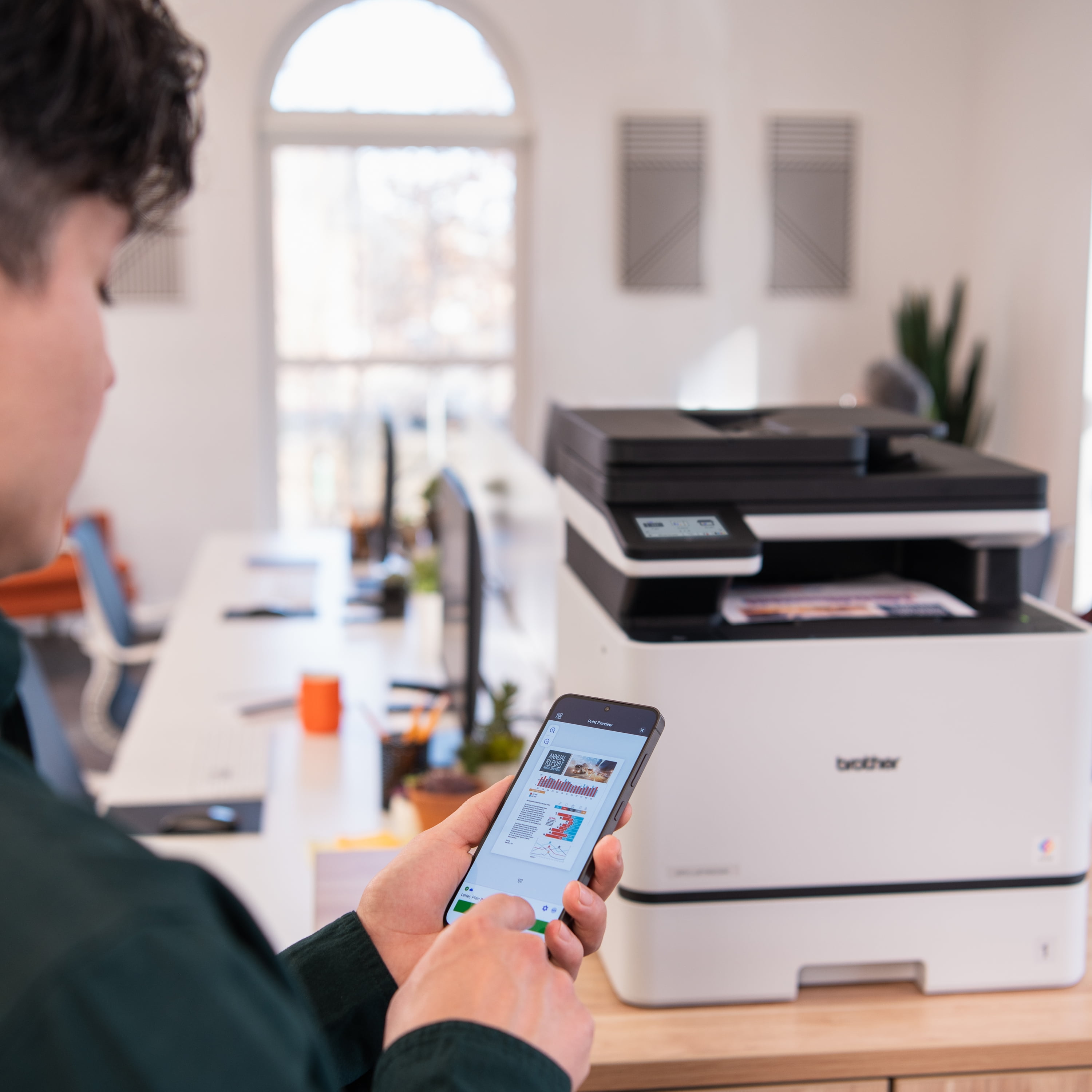 Brother MFC-L8730CDW Business Color Laser All-in-One Printer with Duplex Print, Scan, Copy, Wireless Networking, and Advanced Security Features