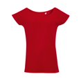 thumbnail image 1 of SOLS-  Camiseta larga de manga corta Marylin para chica/mujer (Rojo), 1 of 3