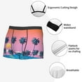thumbnail image 6 of Bingfone Beach With Palm Trees Men'S Underwear - Casual Stretch Boxer Briefs-Small, 6 of 9