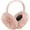 Light Pink, variant on PEAK 2 PEAK Adult Unisex Winter Earmuffs - Soft and Warm Faux Fur - Foldable Ear Covers - Light Pink