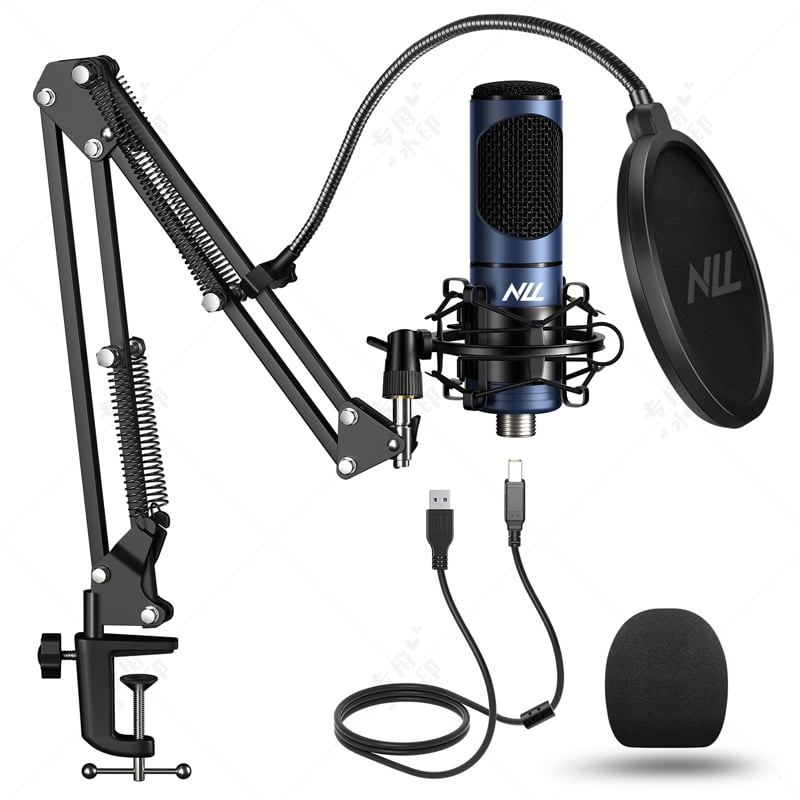Computer Microphone for PC NLL Podcast Mic Condenser Microphone Kit for