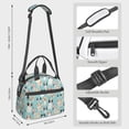 thumbnail image 2 of Disketp Colorful Dog Lonchera Térmica para Mujer y Hombre, Bolsa de Almuerzo Reutilizable e Impermeable para Trabajo, Viajes y Picnic, 2 of 7