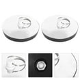 thumbnail image 6 of COSMOBETTY 3Pcs Stainless Steel Bathtub Stopper Round Silver Drain Blocker for Bathroom Sink 5.4X2.1In, 6 of 8