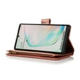 thumbnail image 3 of Allytech Galaxy Note 10+ Case, Note 10 Plus Case,PU Leather Zipper Wallet Case 9 Cards Holder Hand Wrist Strap Stand Shockproof Protective Flip Case Cover for Samsung Galaxy Note 10 Plus 6.8" -Rosegol, 3 of 8