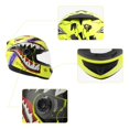 thumbnail image 4 of Casco de moto SLMOTO para jóvenes y niños, integral, amarillo, XXL, 4 of 9