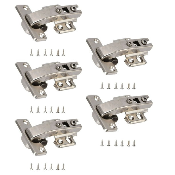 Cupboard Door Butt Hinge, 5Pcs Metal Hinges Anti Rust For
